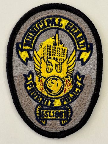 Phoenix Police Department, MUNICIPAL GUARD Soft Badge Patch